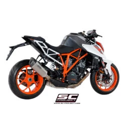 SC-Project KTM10-90 SC1-R Slip-on Exhaust For KTM Super Duke R 1290 '14-'19 -Motorcycle Gear Shop sc project ktm10 90 sc1 r slip on exhaust image9