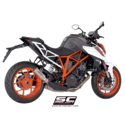 SC-Project KTM10-K38 CR-T Slip-on Exhaust For KTM Super Duke R 1290 '17-'19 -Motorcycle Gear Shop sc project ktm10 k38 cr t slip on exhaust image6