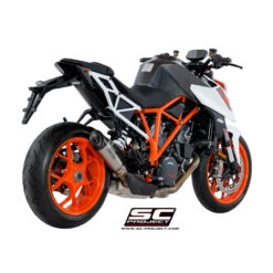 SC-Project KTM10-T41T S1 Slip-on Exhaust For KTM Super Duke R 1290 '14-'19 -Motorcycle Gear Shop sc project ktm10 t41t s1 slip on exhaust image5