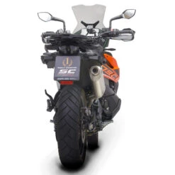 SC-Project KTM15-100T Rally Raid Slip-on Exhaust For KTM 790/890 Adventure '19- -Motorcycle Gear Shop sc project ktm15 100t rally raid slip on exhaust image4