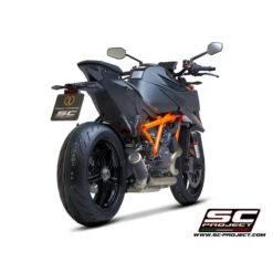SC-Project KTM16-38CR CR-T Slip-on Exhaust, Carbon Fiber For KTM 1290 Super Duke R (2020-) -Motorcycle Gear Shop sc project ktm16 38cr cr t slip on exhaust carbon image5