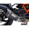 SC-Project KTM16-90C SC1-R Slip-on Exhaust, Carbon For KTM 1290 Super Duke R (2020-) -Motorcycle Gear Shop sc project ktm16 90c sc1 r slip on exhaust carbon