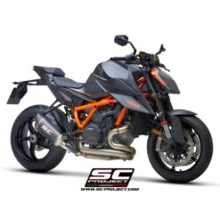 SC-Project KTM16-90C SC1-R Slip-on Exhaust, Carbon For KTM 1290 Super Duke R (2020-) -Motorcycle Gear Shop sc project ktm16 90c sc1 r slip on exhaust carbon image6
