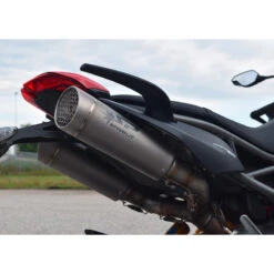 Spark GDU1808T Double Grid-O Titanium Semi-Full Exhaust For Ducati Hypermotard 950/SP (2019-)
