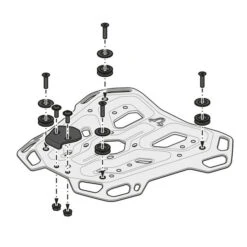 Sw-Motech GPT.04.835.19000/B Adventure Rack For KTM 1290 Super Adventure '21- -Motorcycle Gear Shop sw motech gpt 04 835 19000 b adventure rack image4