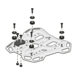 Sw-Motech GPT.07.904.19000/B Adventure-Rack, Black For BMW R1200GS/1250GS ADV / R '13- -Motorcycle Gear Shop sw motech gpt 07 904 19000 b adventure rack black image4
