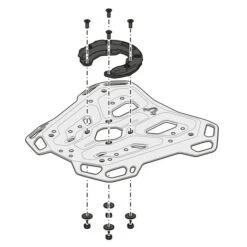 Sw-Motech GPT.07.904.19000/B Adventure-Rack, Black For BMW R1200GS/1250GS ADV / R '13- -Motorcycle Gear Shop sw motech gpt 07 904 19000 b adventure rack black image8