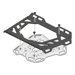 Sw-Motech GPT.13.849.19000/B Adventure-Rack For Aprilia Tuareg 660 (2021-) -Motorcycle Gear Shop sw motech gpt 13 849 19000 b adventure rack image6