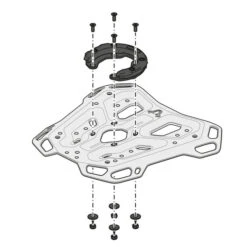 Sw-Motech GPT.13.849.19000/B Adventure-Rack For Aprilia Tuareg 660 (2021-) -Motorcycle Gear Shop sw motech gpt 13 849 19000 b adventure rack image8