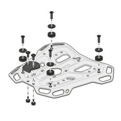 Sw-Motech GPT.22.822.19000/B Adventure-Rack, Black For Ducati Multistrada V4 (2021-) -Motorcycle Gear Shop sw motech gpt 22 822 19000 b adventure rack black image4