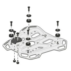Sw-Motech GPT.07.782.19000/B Adventure-Rack For BMW R1200GS / Adventure (2013-) & R1250GS (2019-) -Motorcycle Gear Shop sw motech gpt0778219000b adventure rack image4