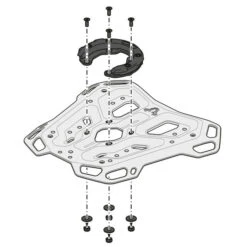 Sw-Motech GPT.07.782.19000/B Adventure-Rack For BMW R1200GS / Adventure (2013-) & R1250GS (2019-) -Motorcycle Gear Shop sw motech gpt0778219000b adventure rack image8