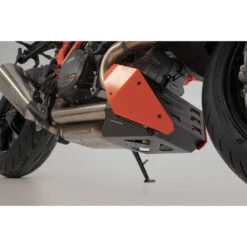 Sw-Motech MSS.04.915.10000 Front Spoiler, Orange/Black For KTM 1290 Super Duke R (2019-) -Motorcycle Gear Shop sw motech mss 04 915 10000 front spoiler orange image3