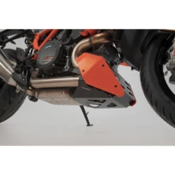 Sw-Motech MSS.04.915.10000 Front Spoiler, Orange/Black For KTM 1290 Super Duke R (2019-) -Motorcycle Gear Shop sw motech mss 04 915 10000 front spoiler orange image4