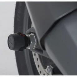 Sw-Motech STP.18.176.10100/B Rear Axle Sliders, Black For Harley Pan America (2021-) -Motorcycle Gear Shop sw motech stp 18 176 10100 b rear axle sliders image4