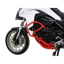 Zieger 10002920 Crashbars, Red For Ducati Multistrada 950 (2017-) -Motorcycle Gear Shop zieger 10002920 crashbars red image3